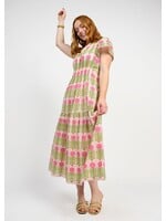 Uncle Frank Rows Of Flowers Dress (Pink)