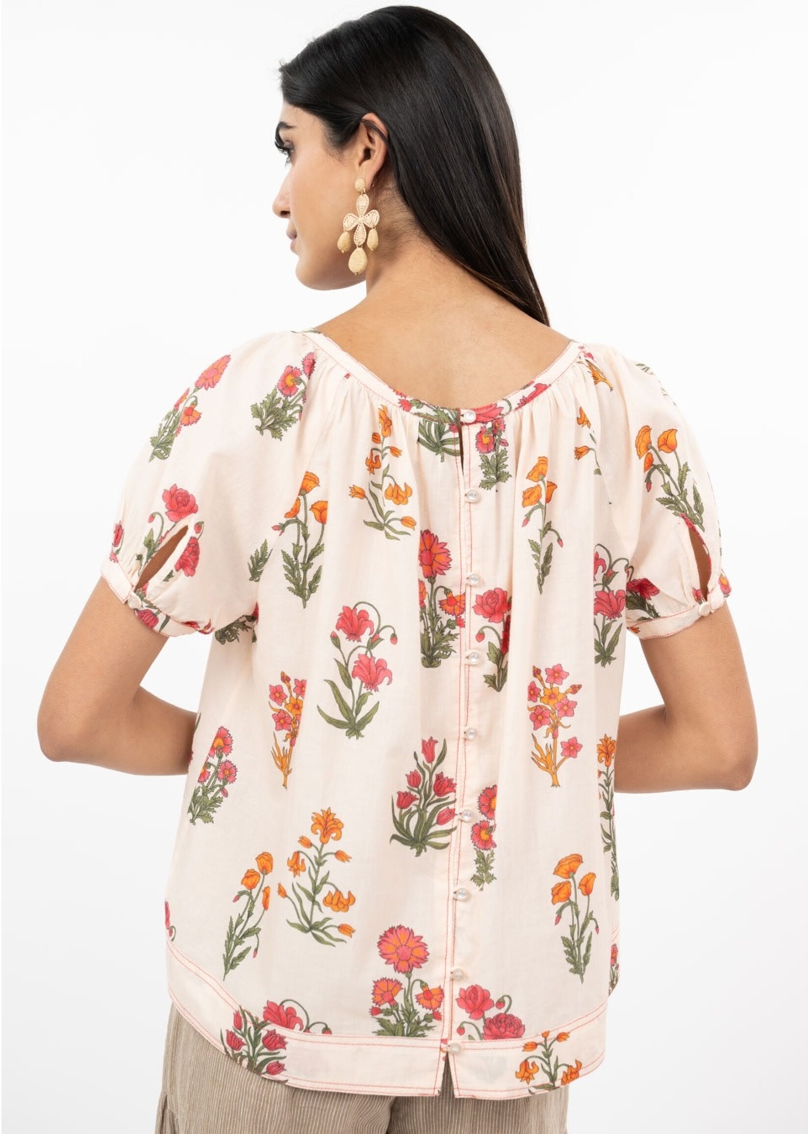 Ivy Jane Smock And Block Top (Ivory)