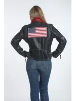 Mauritius Betsy 250th Anniversary Leather Jacket (Navy)