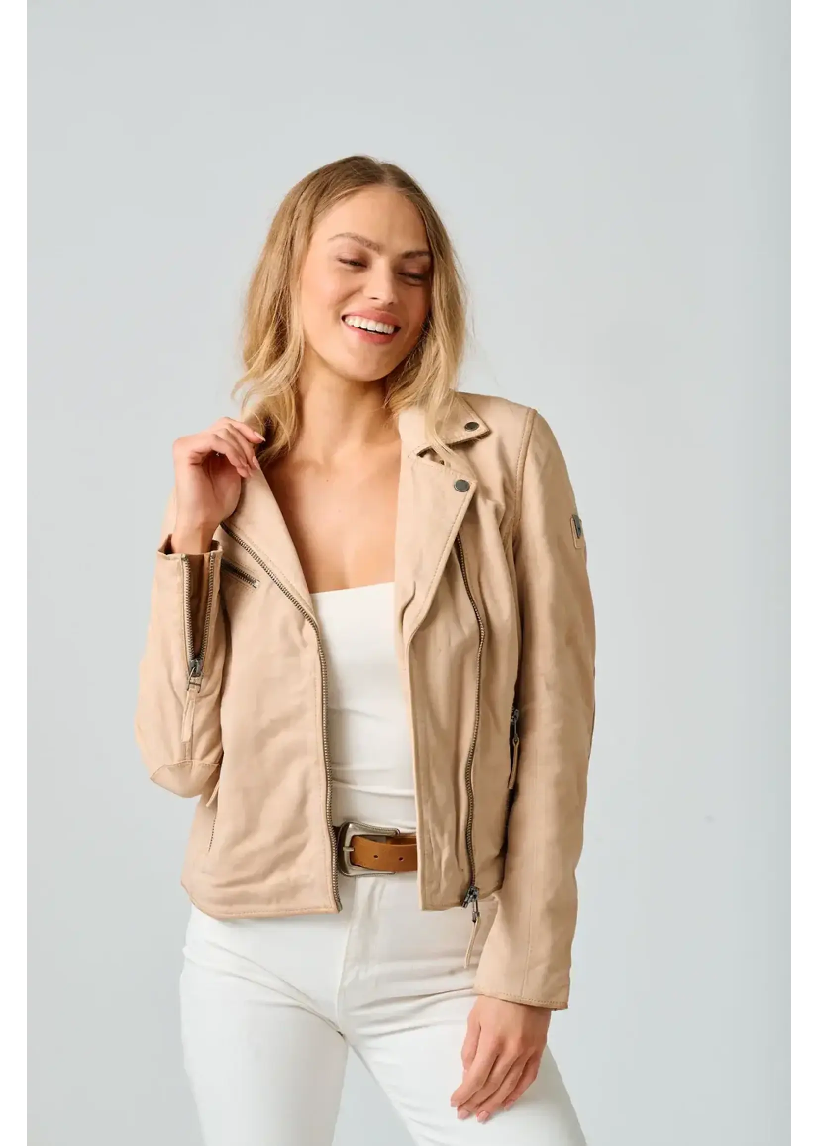 Mauritius Misty Nubuck Star Jacket (Bone)