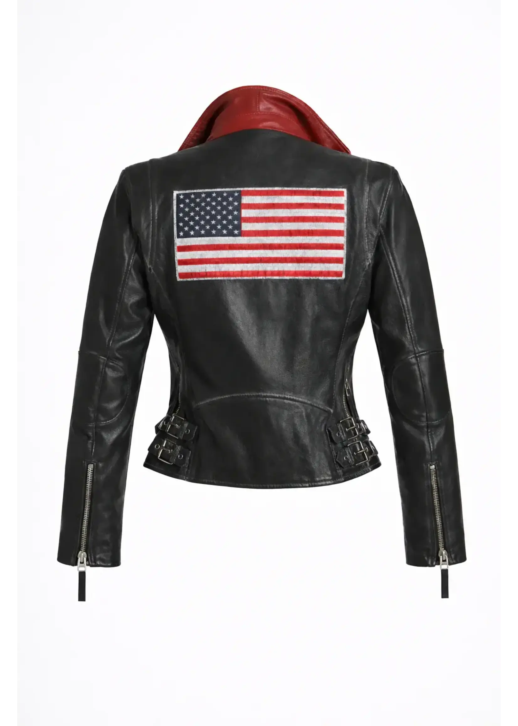 Mauritius Betsy 250th Anniversary Leather Jacket (Navy)