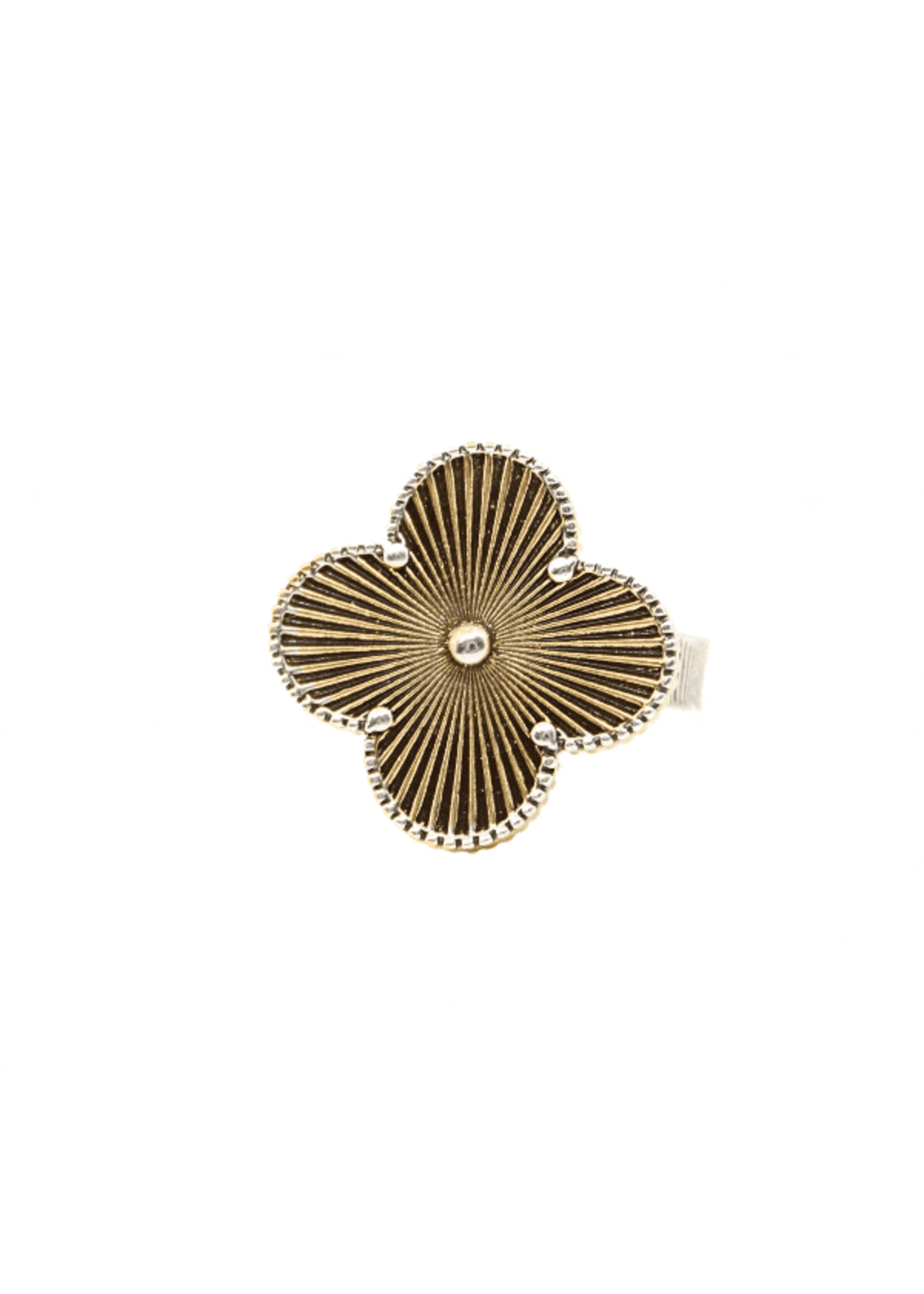 Katia Designs All Is Well Clover Adjustable Ring