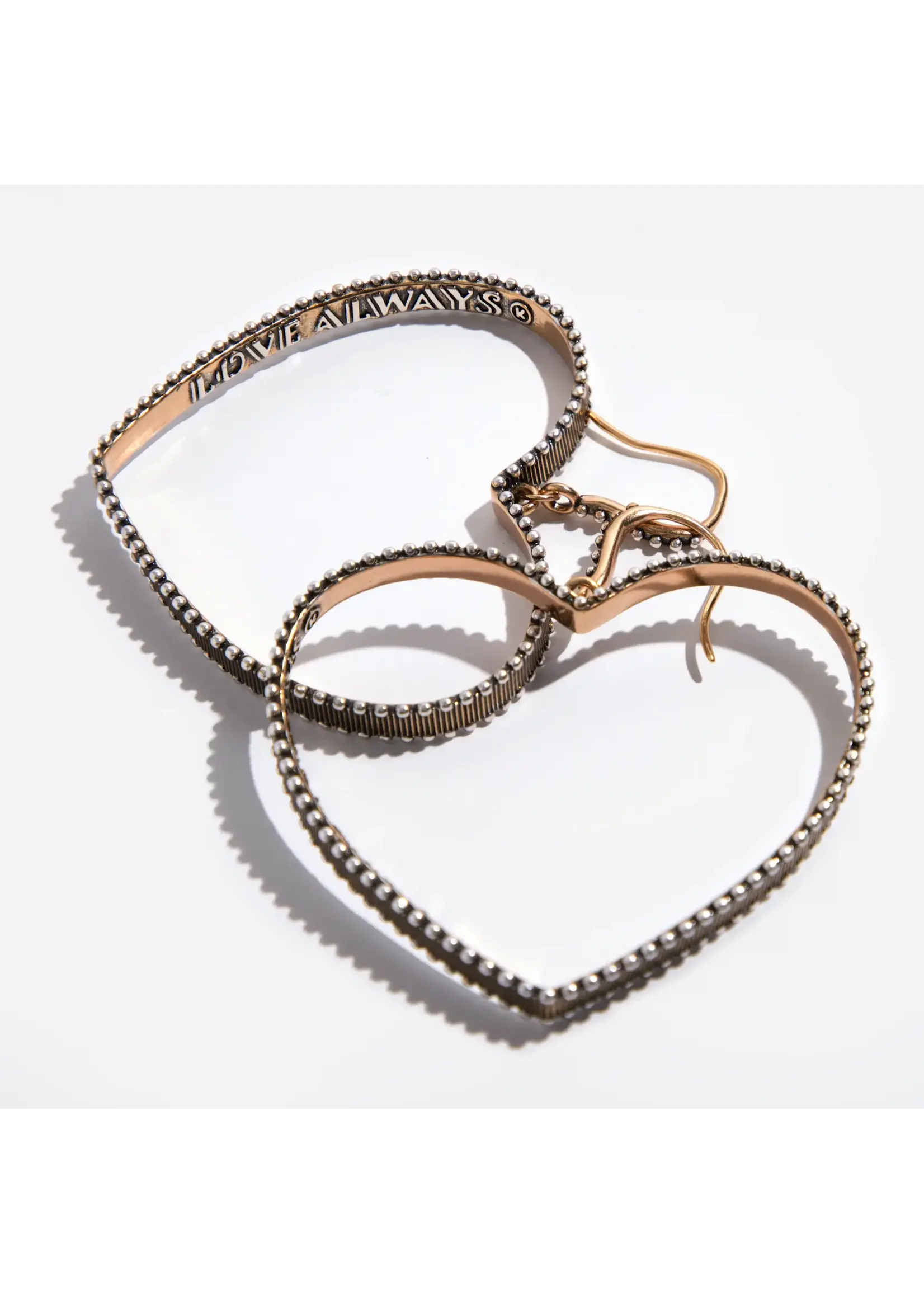 Katia Designs Love Always Open Heart Earring