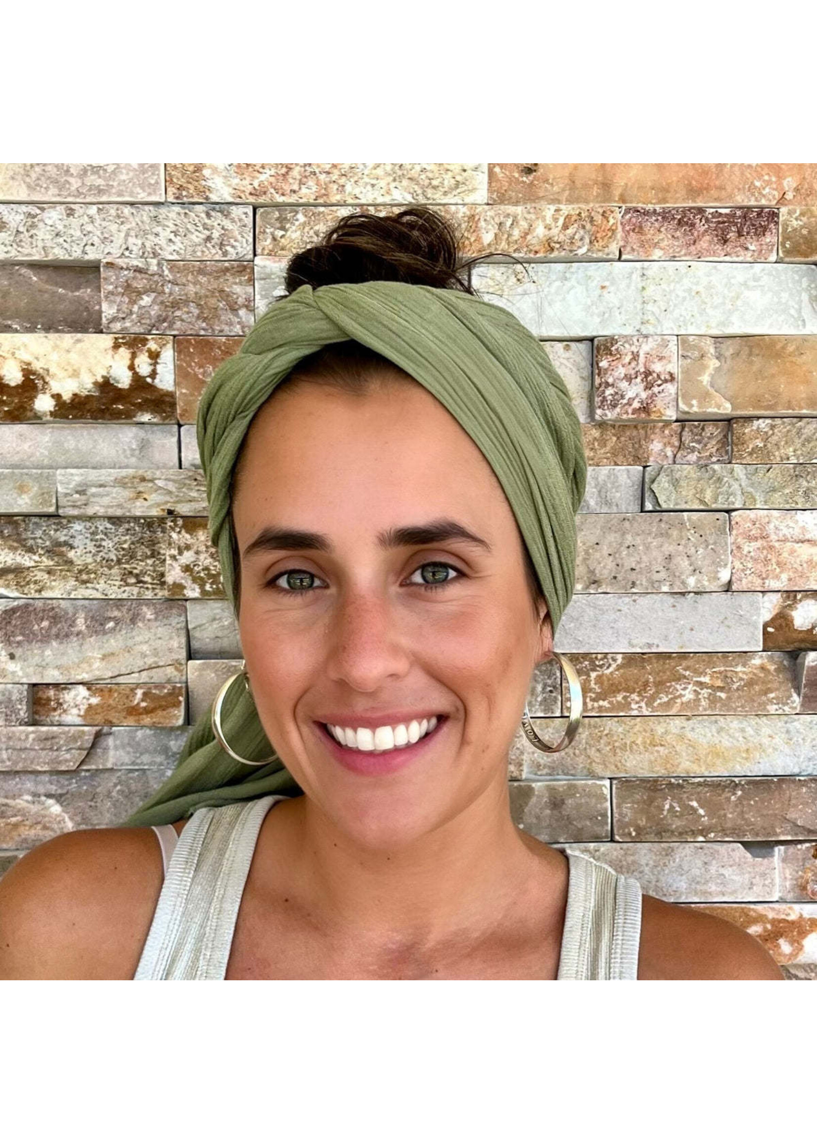 Katia Designs "Blessed Guided Loved" Hoop Earrings (Silver)