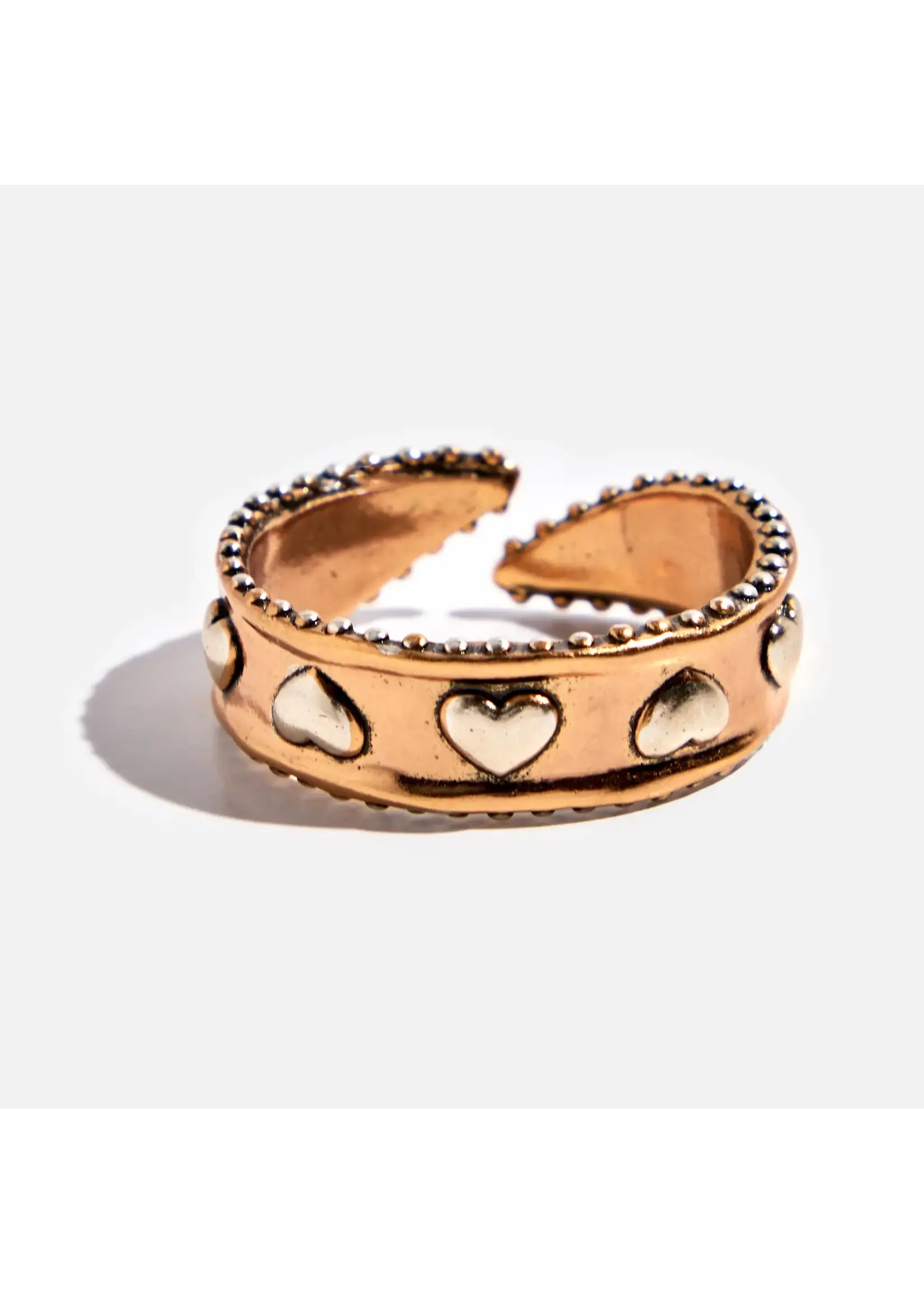 Katia Designs Love Always Heart Adjustable Ring