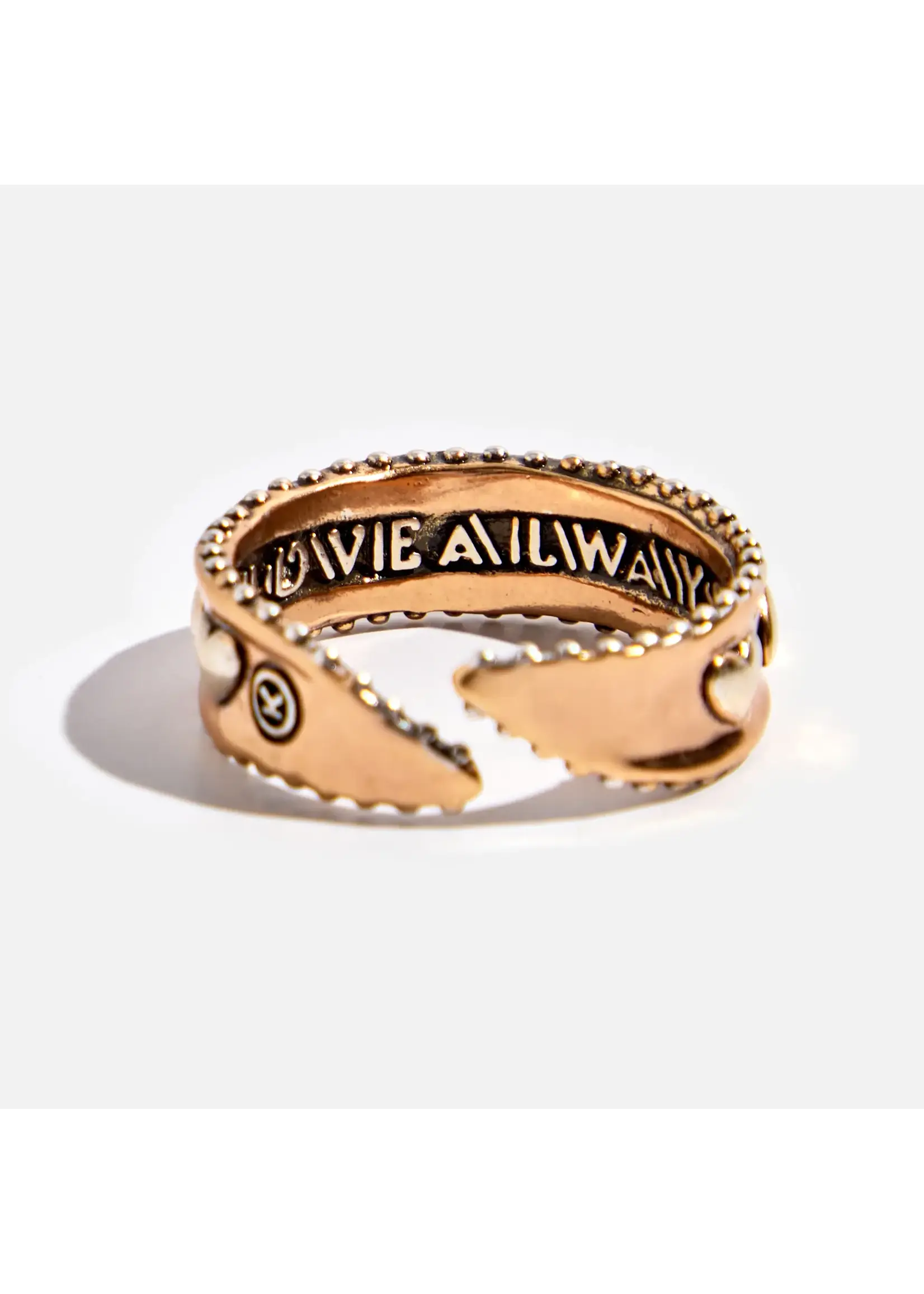 Katia Designs Love Always Heart Adjustable Ring