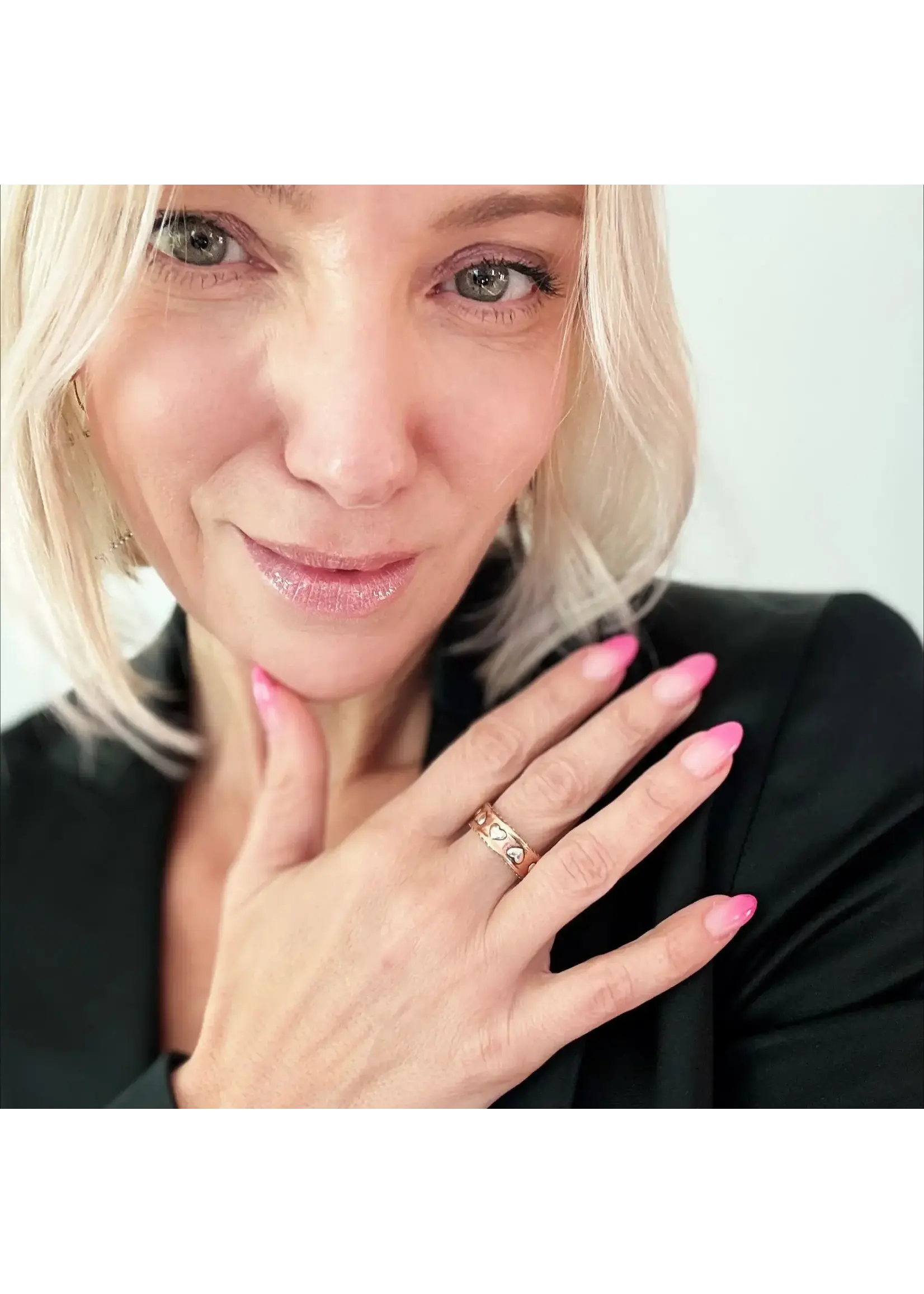 Katia Designs Love Always Heart Adjustable Ring