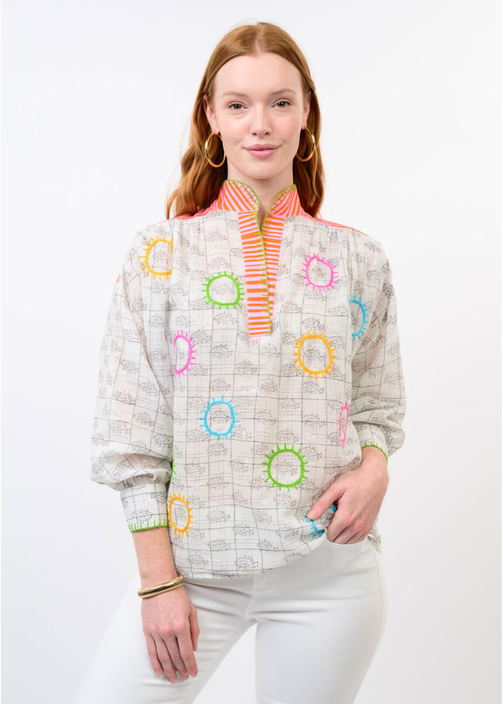 Ivy Jane Fish In The Sun Popover (Natural)