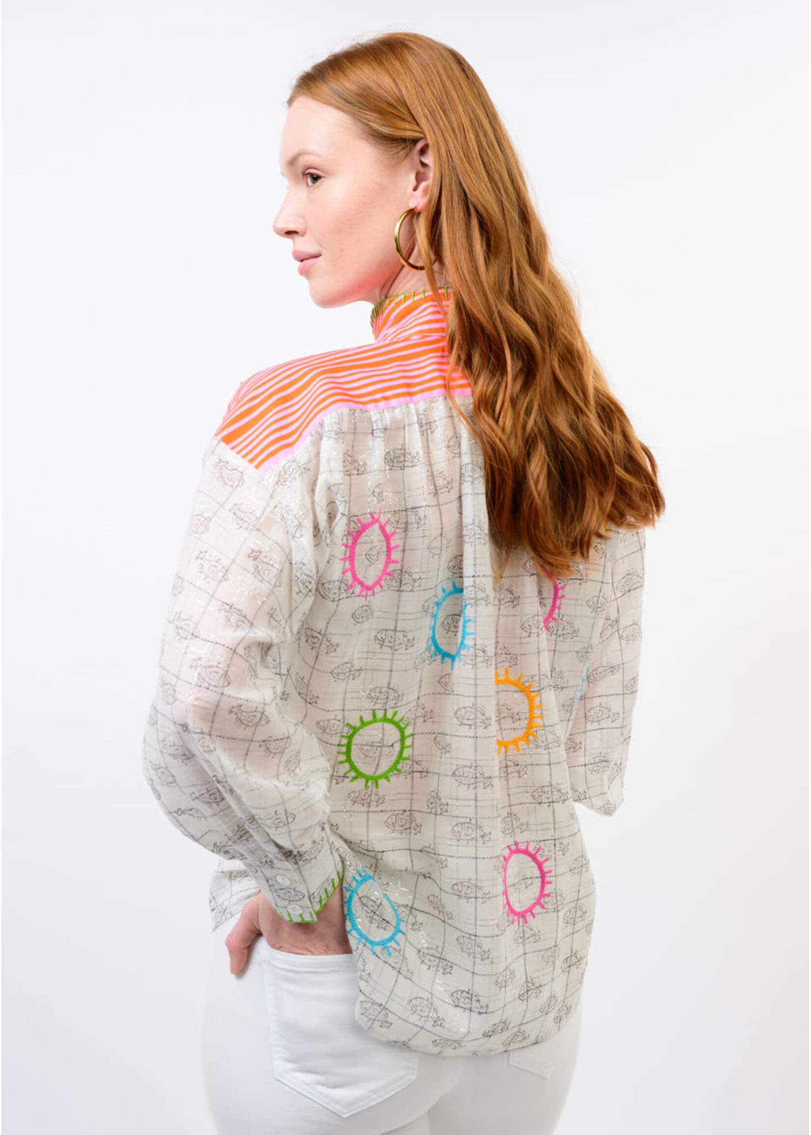 Ivy Jane Fish In The Sun Popover (Natural)