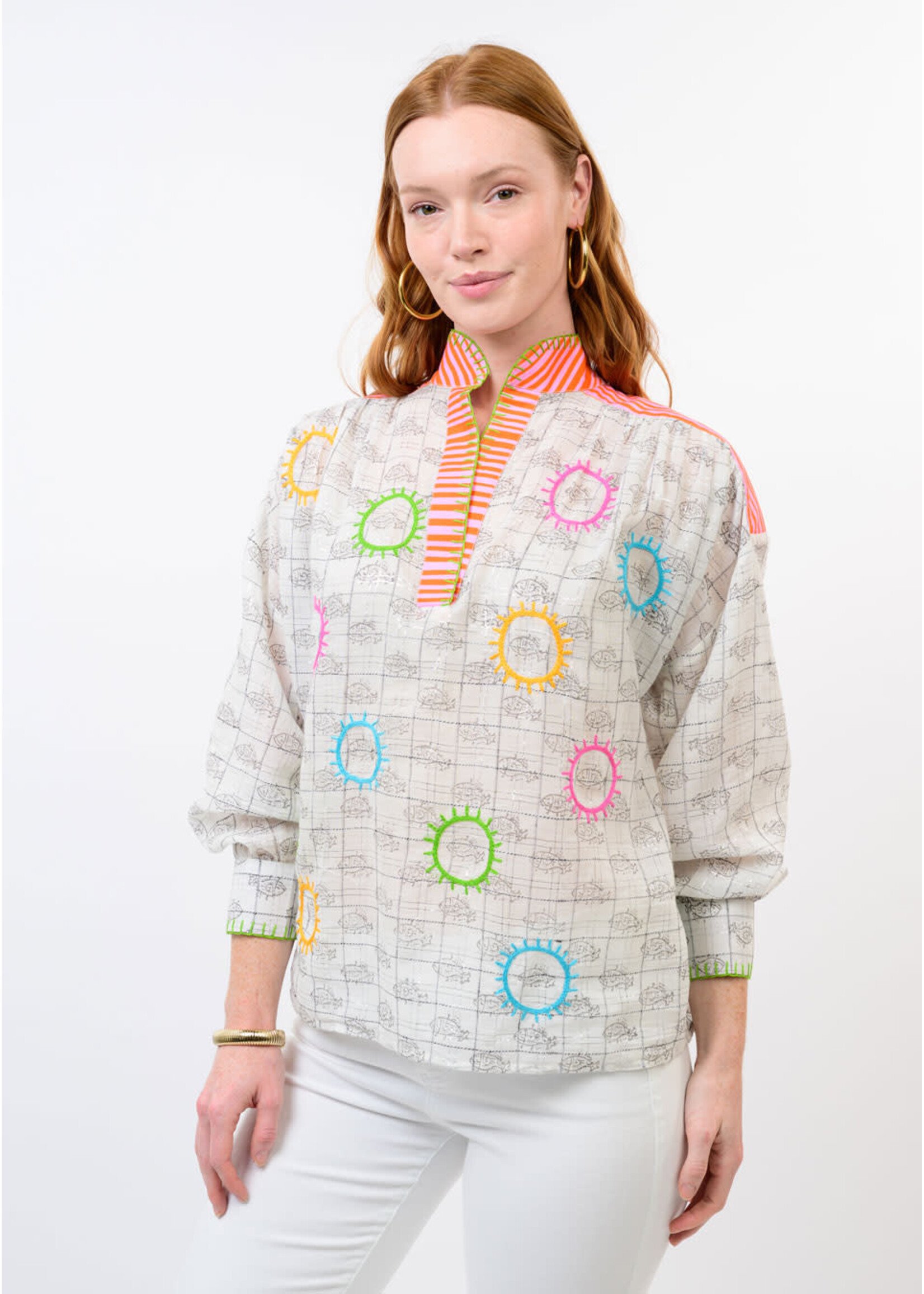 Ivy Jane Fish In The Sun Popover (Natural)