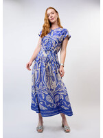 Uncle Frank Royal Palms Dress (Blue)