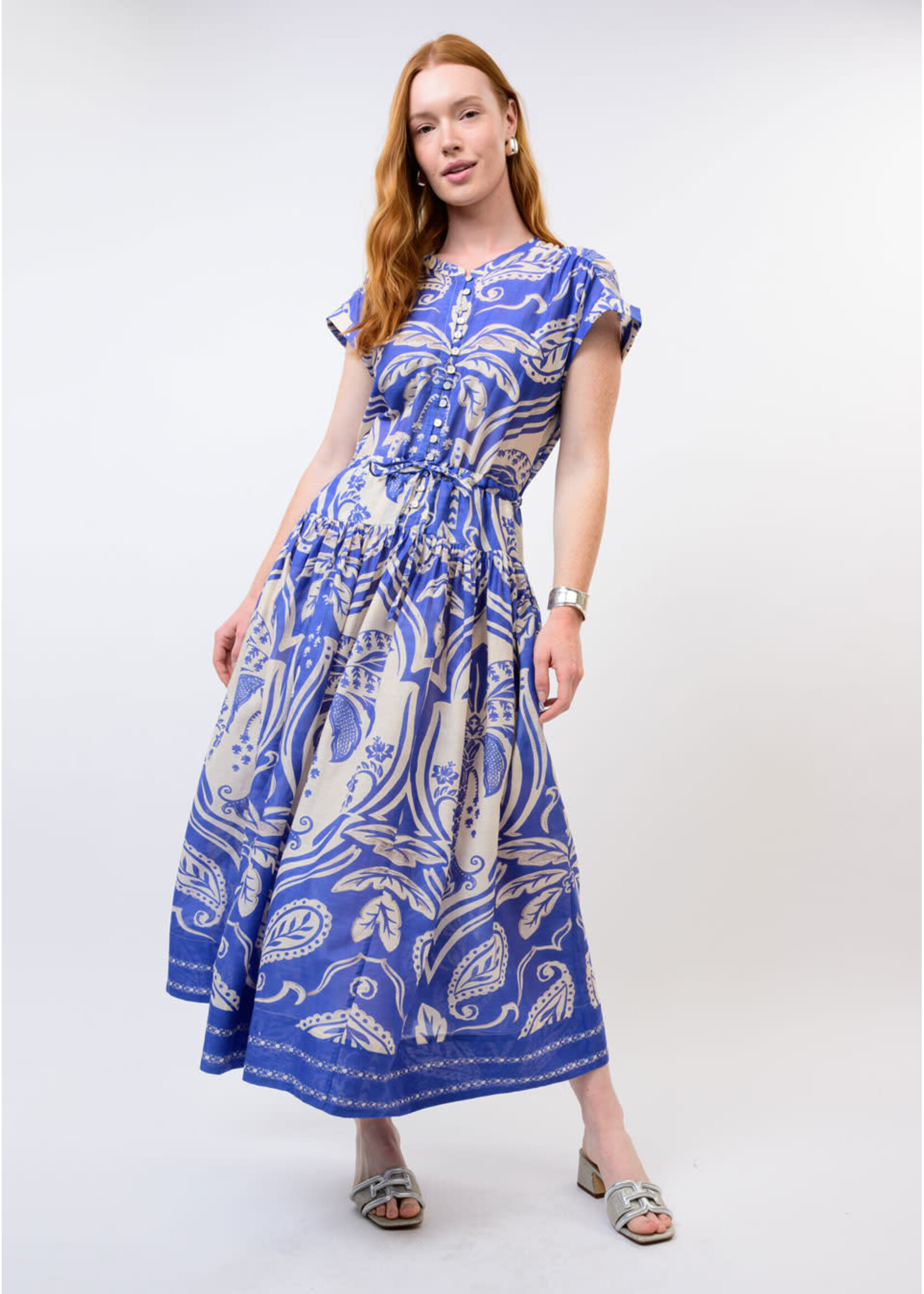 Uncle Frank Royal Palms Dress (Blue)