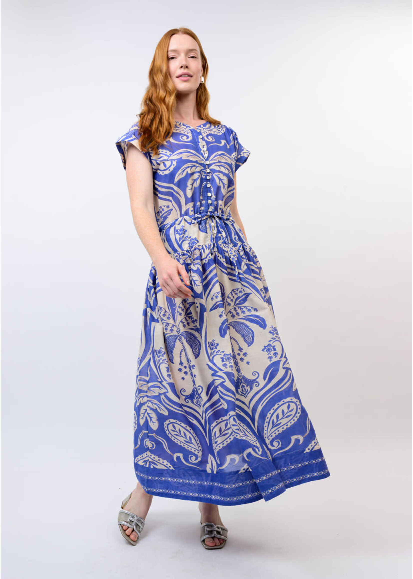 Uncle Frank Royal Palms Dress (Blue)