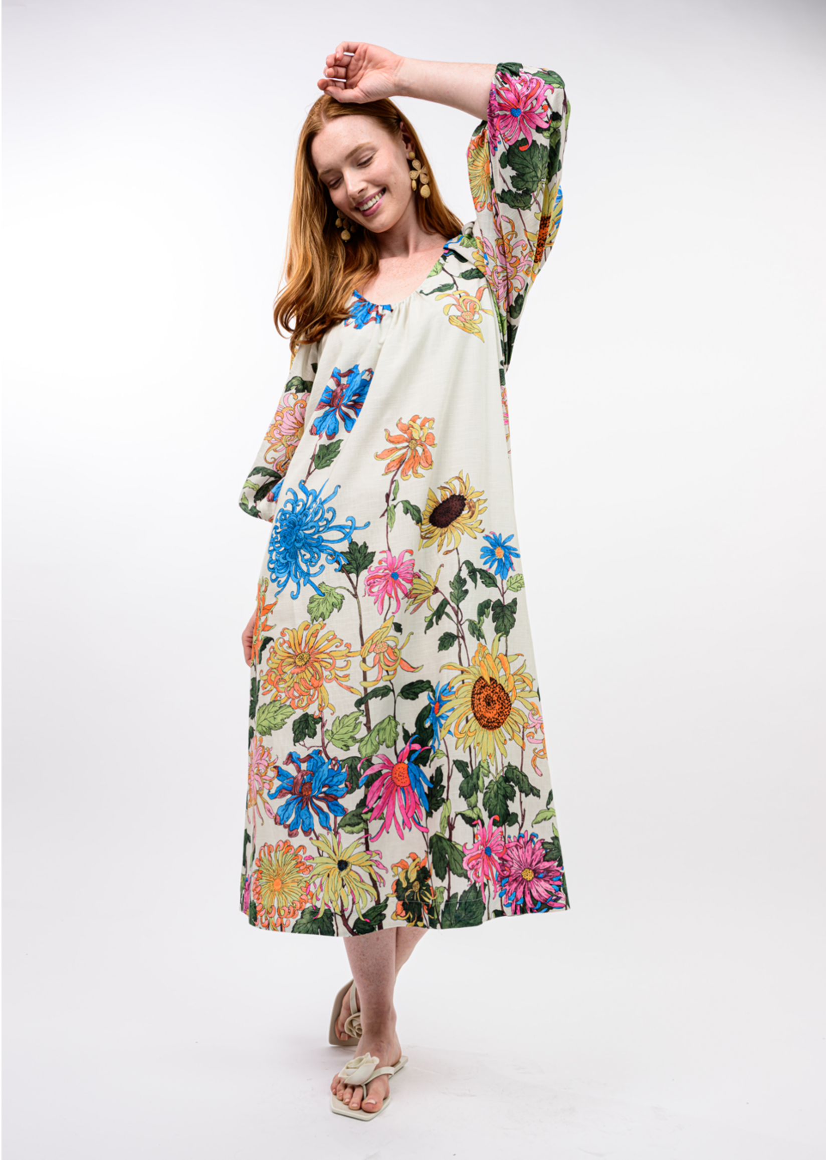 Uncle Frank Garden Party Dress (Ivory)