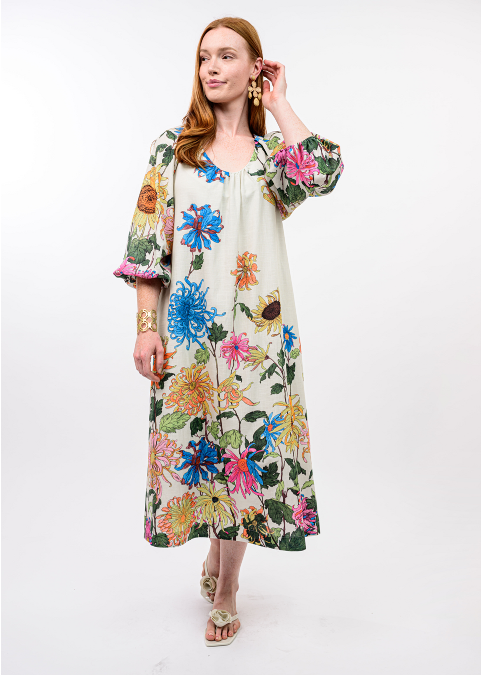 Uncle Frank Garden Party Dress (Ivory)