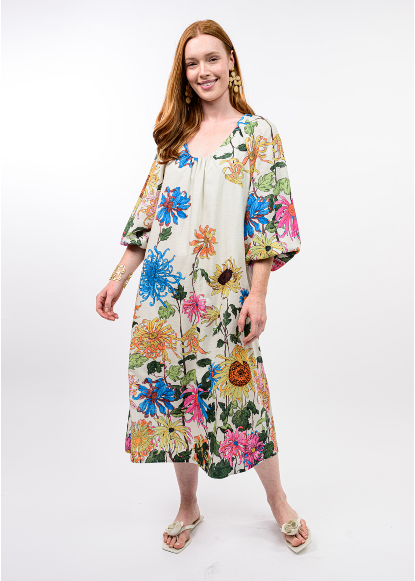 Uncle Frank Garden Party Dress (Ivory)