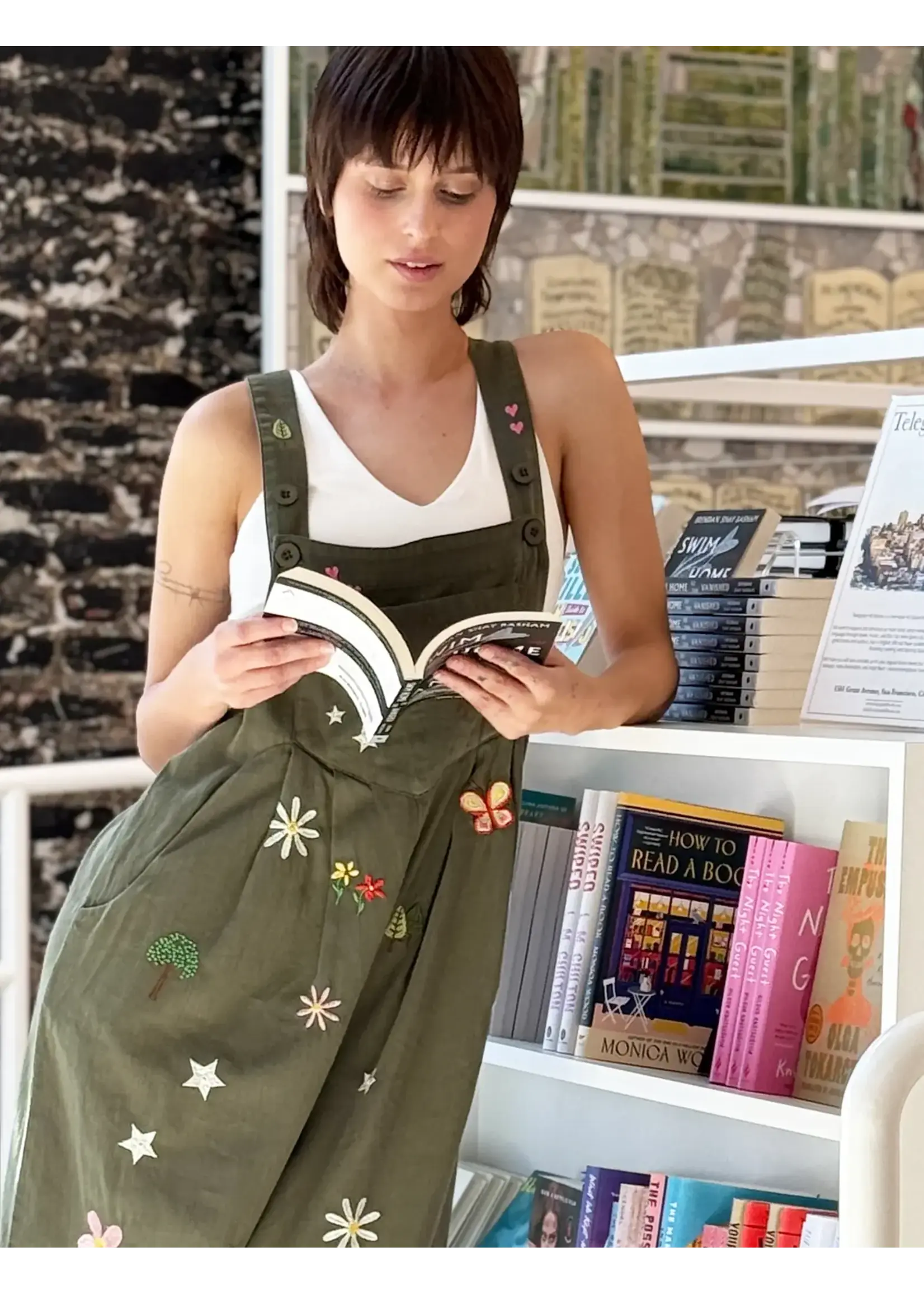 Billy T Ooh La La Overalls (Olive)