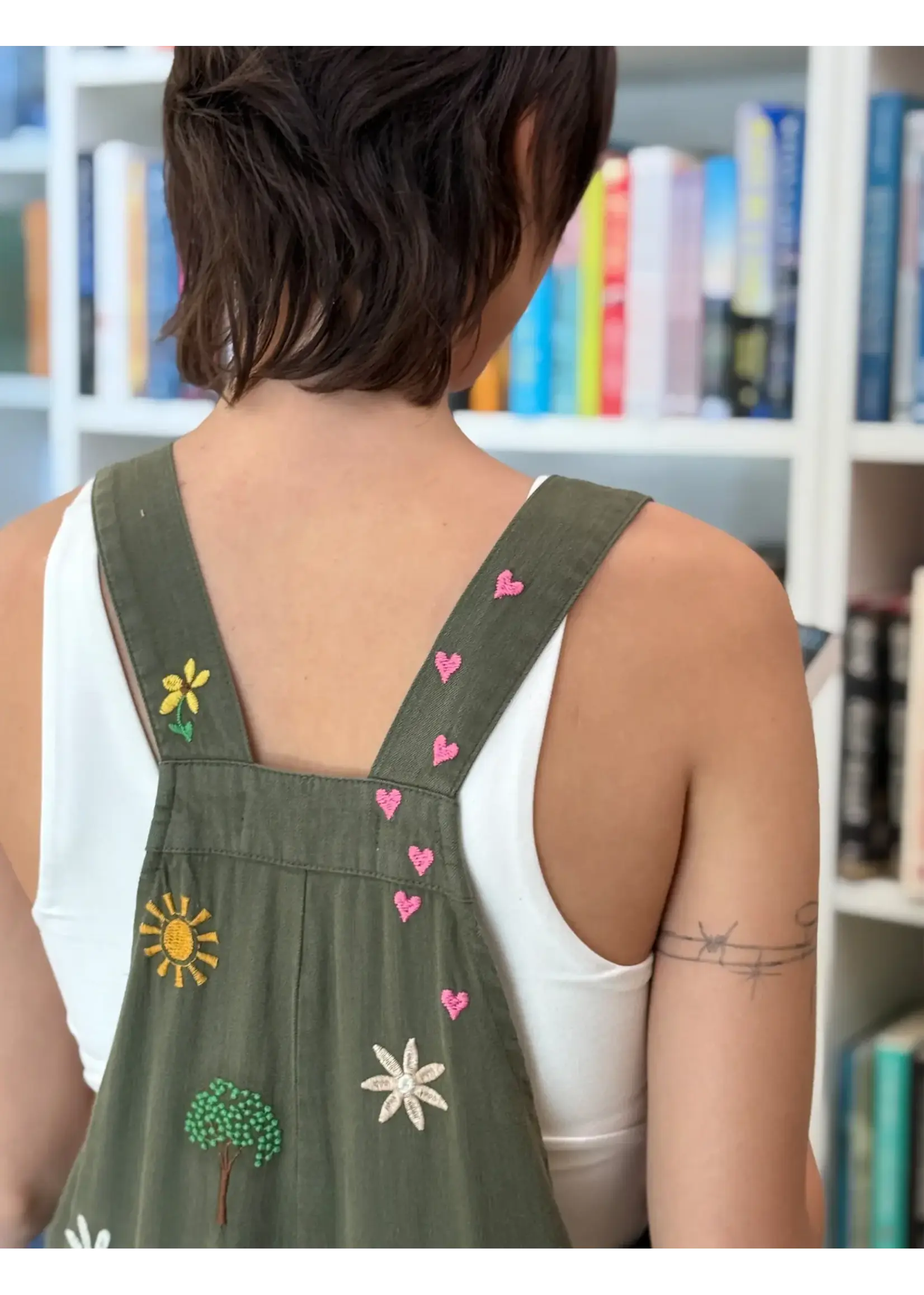 Billy T Ooh La La Overalls (Olive)