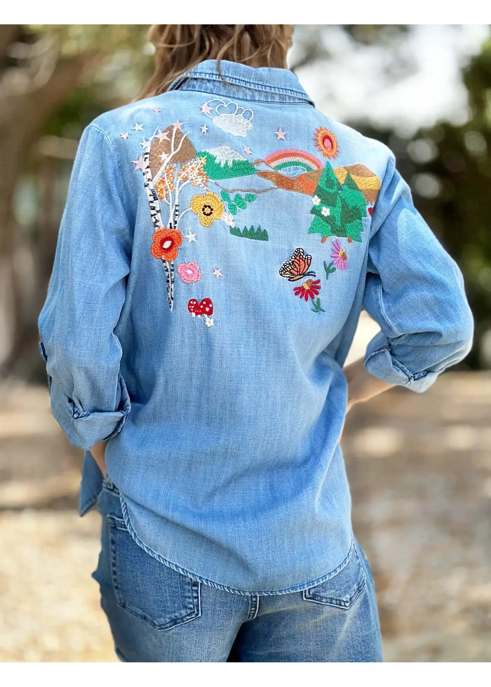 Billy T Happy Place Shirt (Denim)