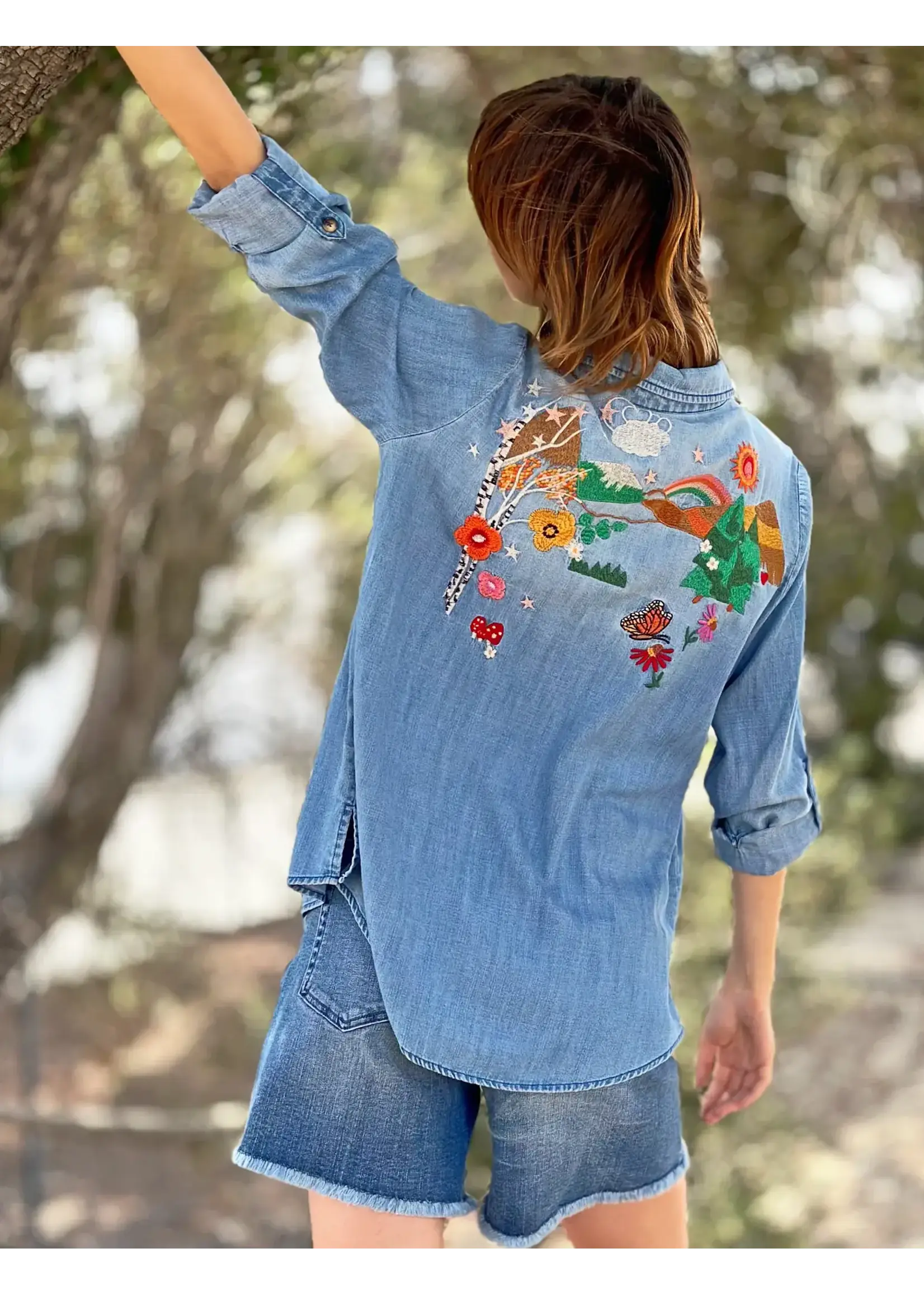 Billy T Happy Place Shirt (Denim)