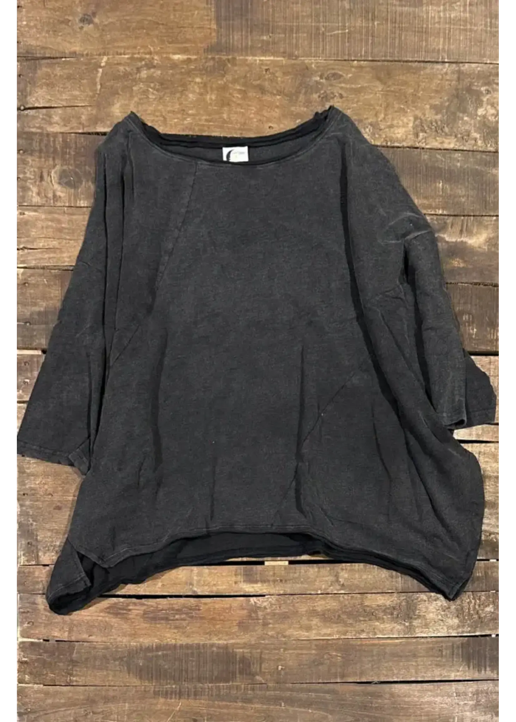 JADED GYPSY Be Free Top (Vintage Black) O/S