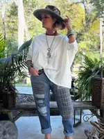 JADED GYPSY Be Free Top (Parchment) O/S