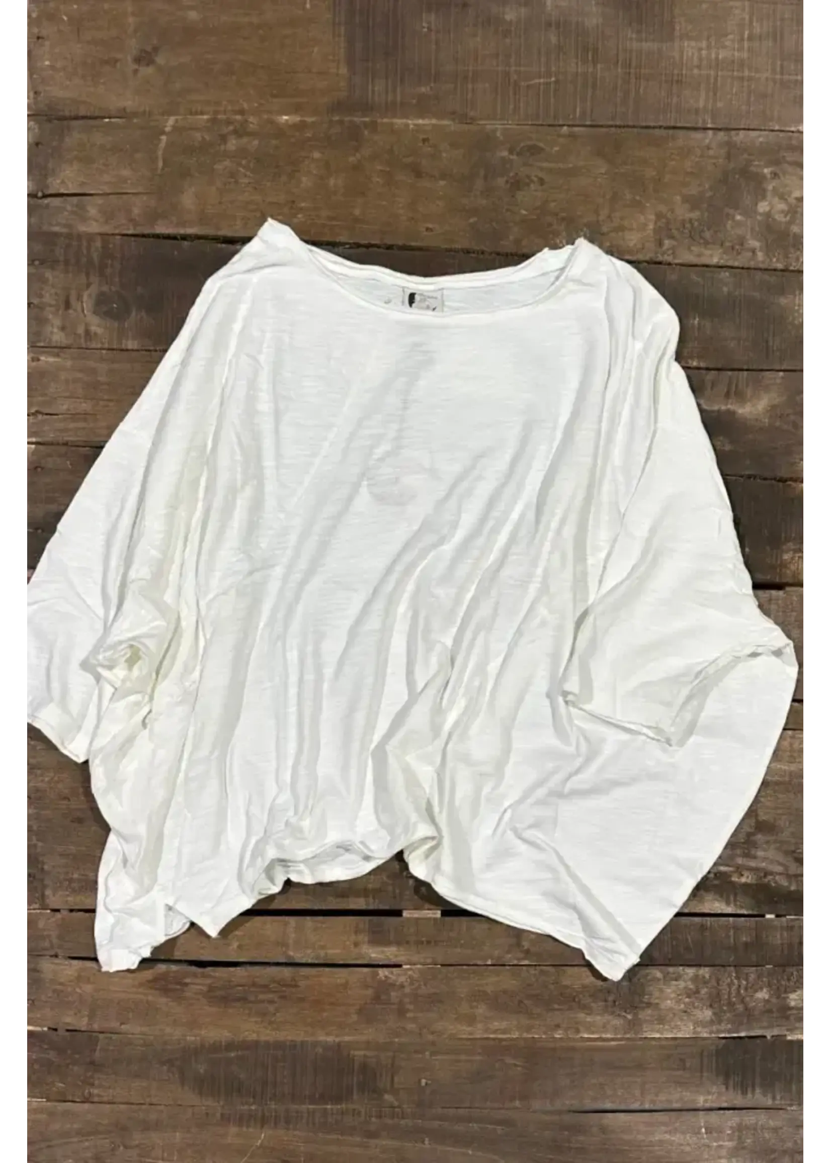 JADED GYPSY Be Free Top (Parchment) O/S