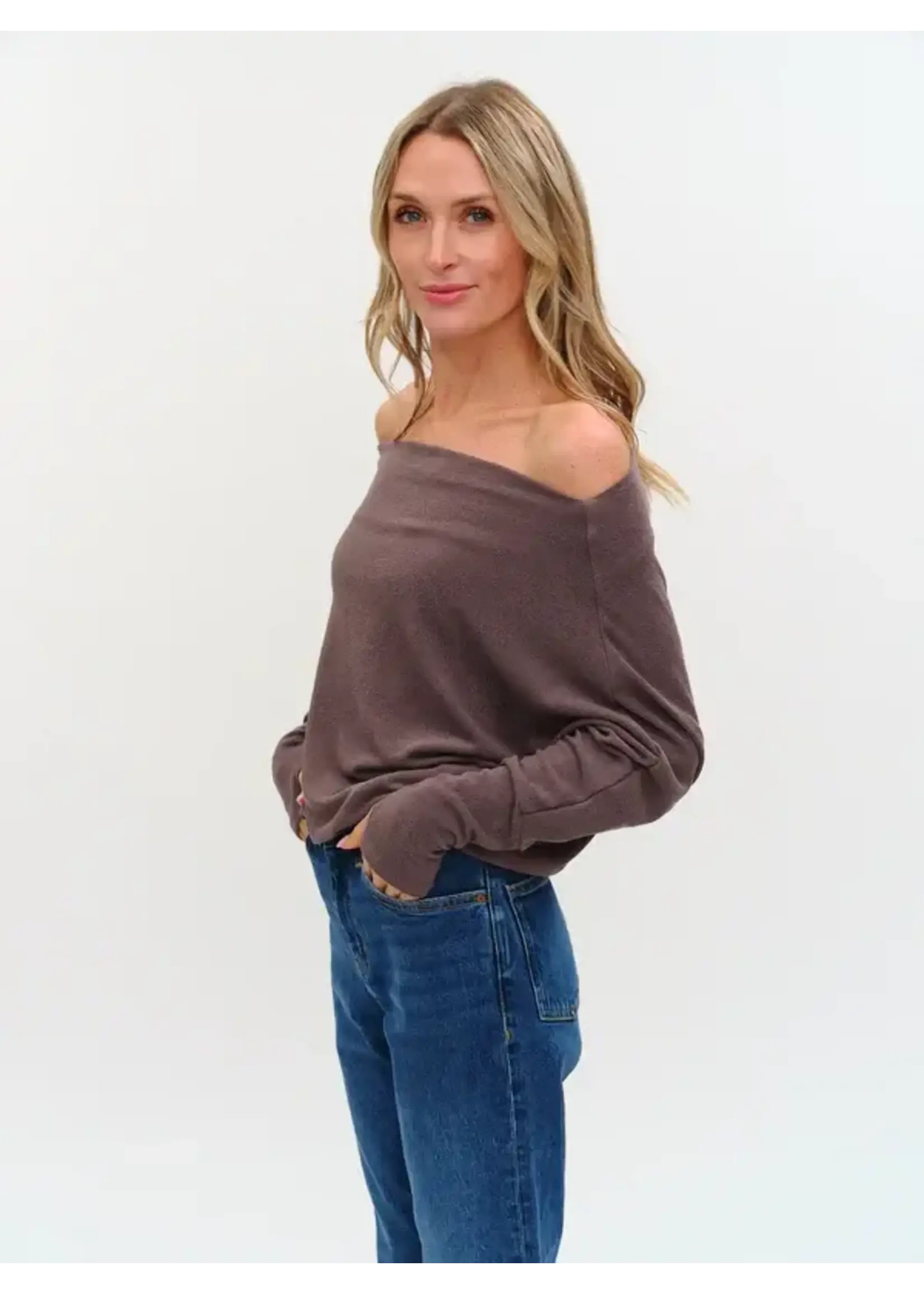 Six/Fifty Anywhere Top (Eggplant)