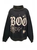 BUCKETLIST Halloween Graphic Reversible Sweatshirt (Black)