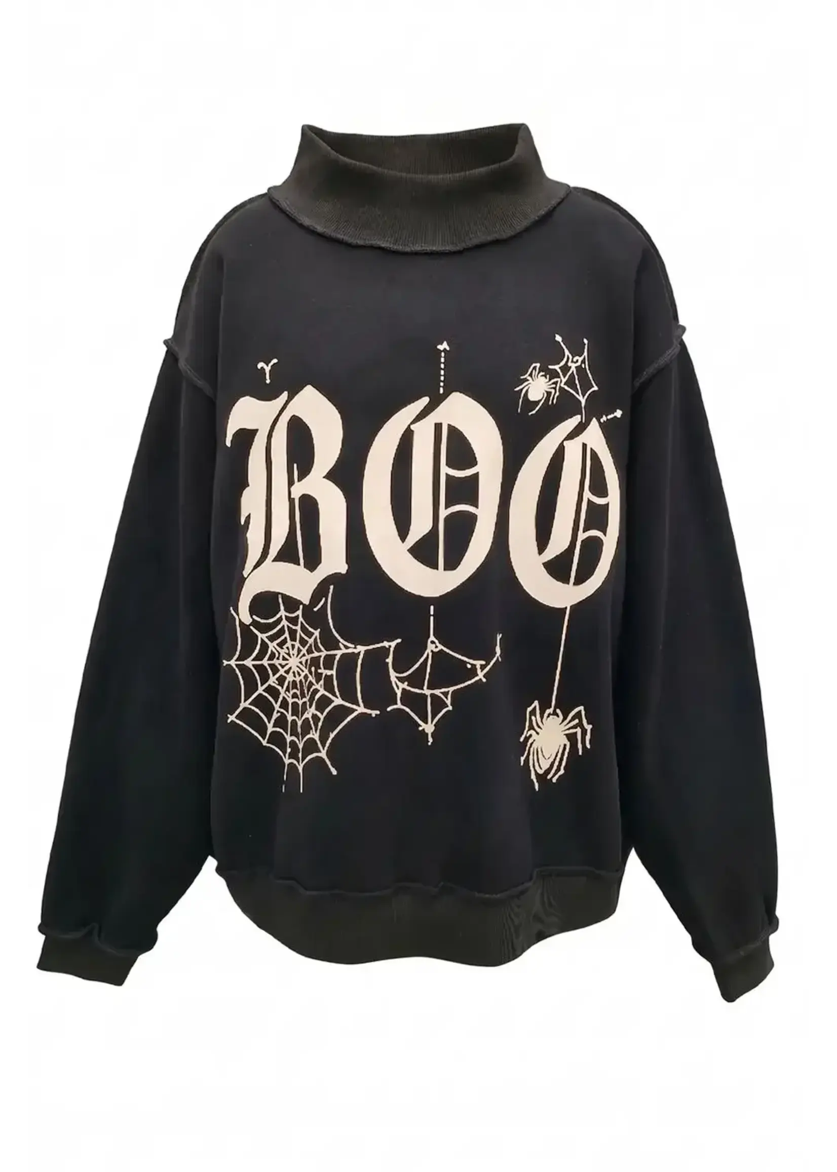 BUCKETLIST Halloween Graphic Reversible Sweatshirt (Black)