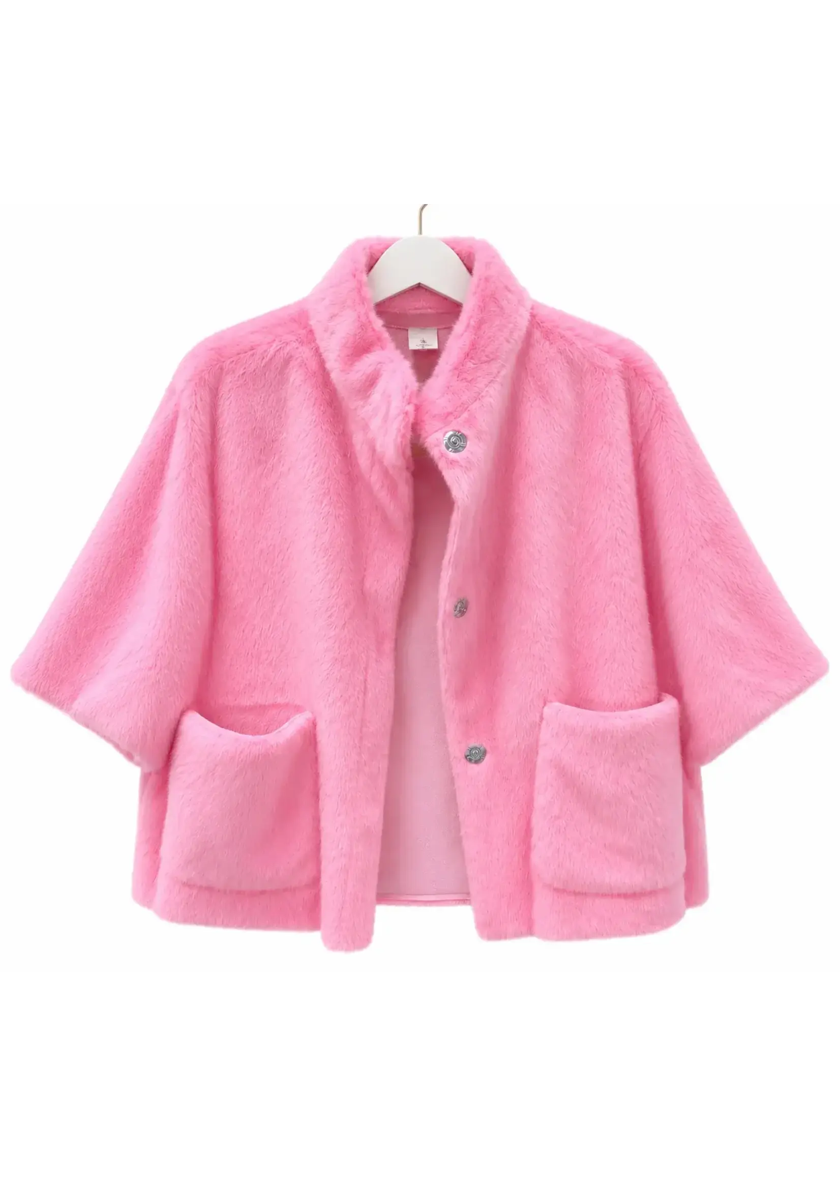 Ivy Jane Faux Fur Capelet (Pink)
