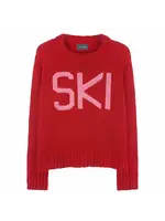 Wooden Ships Alpine Ski Crew (Red Ginger/Pretty Pink)