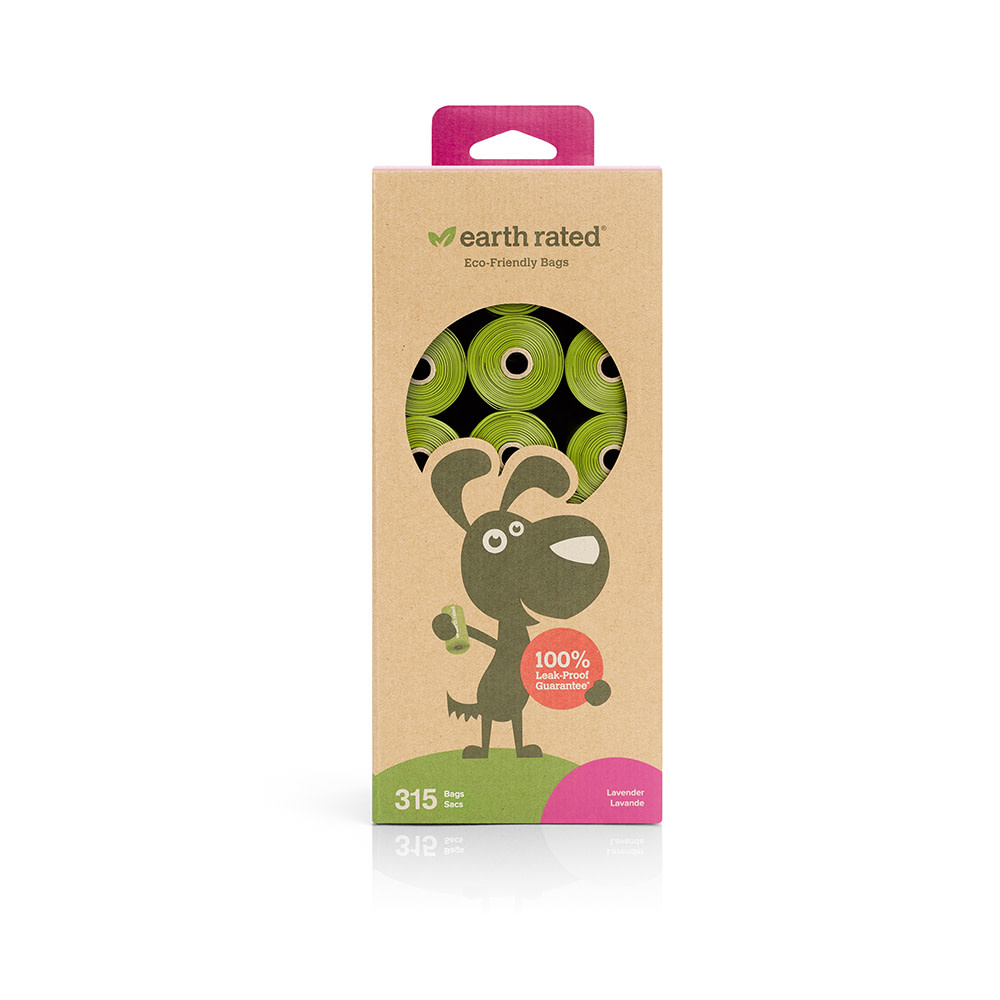 Earth Rated 315 Bags Lavender Scent Poop bags