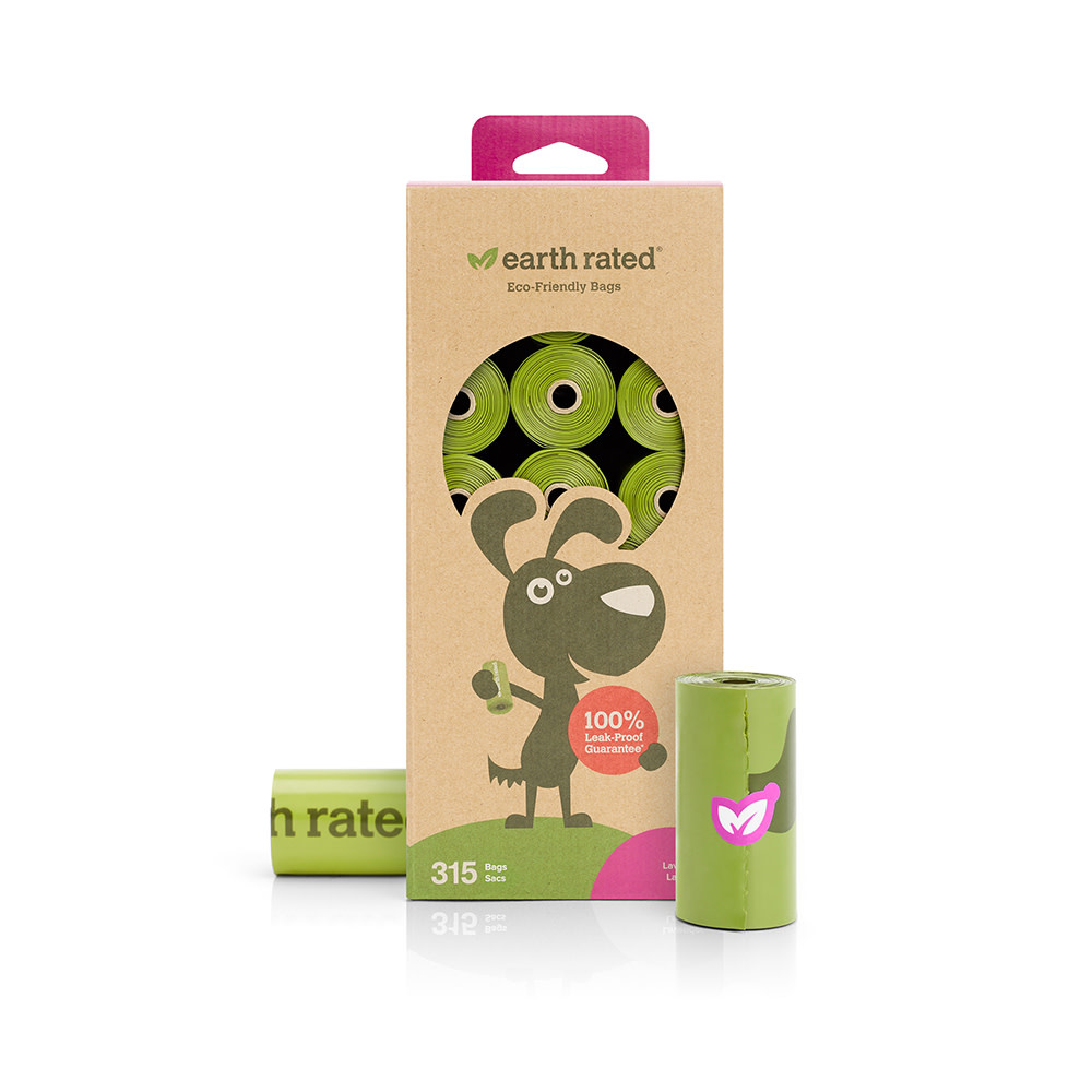 Earth Rated 315 Bags Lavender Scent Poop bags