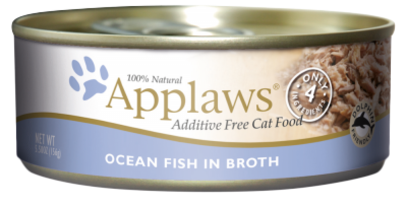 Applaws Ocean Fish In Broth - 5.5oz