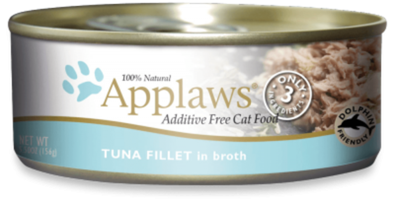 Applaws Tuna Fillet In Broth - 5.5oz