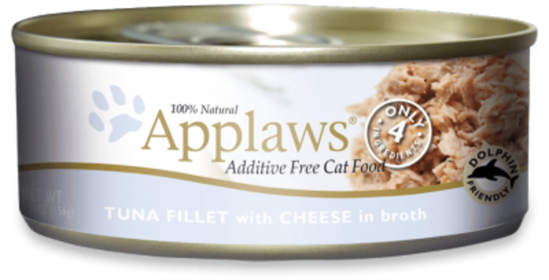 Applaws Tuna Fillet With Cheese In Broth - 5.5oz