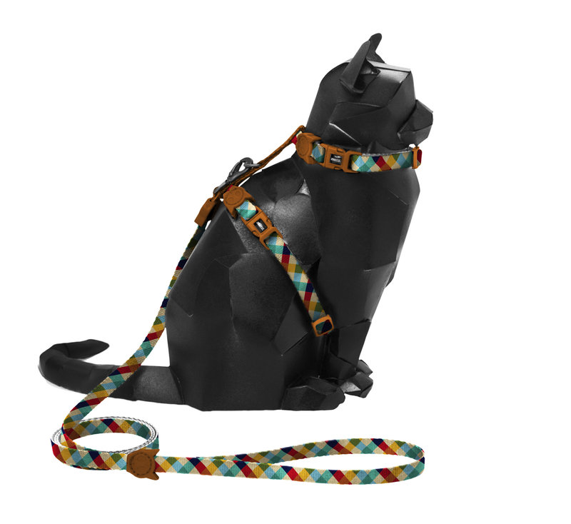 Zee Dog Phantom Cat Harness + Leash Set