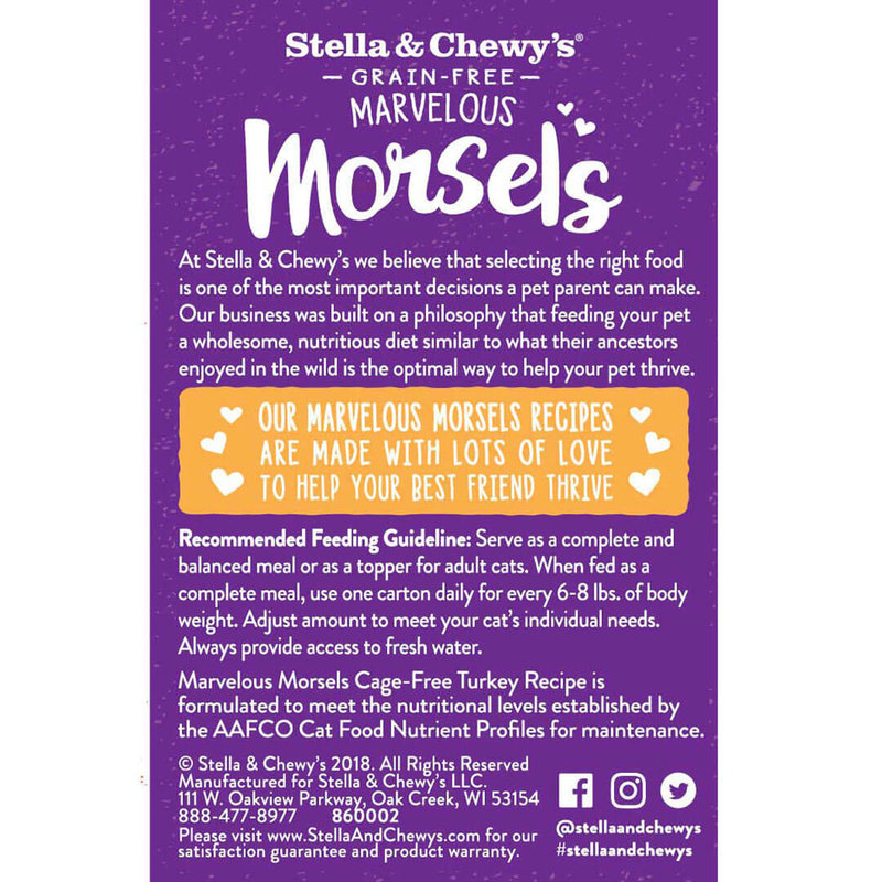 Stella & Chewy's Cat-Marvelous Morceaux Dinde