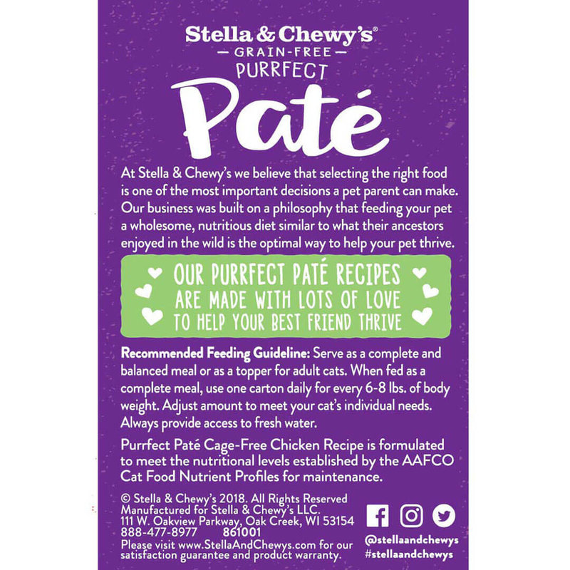 Stella & Chewy's Cat-Purrfect Pate Chicken