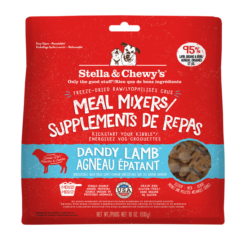 Stella & Chewy's Mélangeurs de repas Dandy Agneau