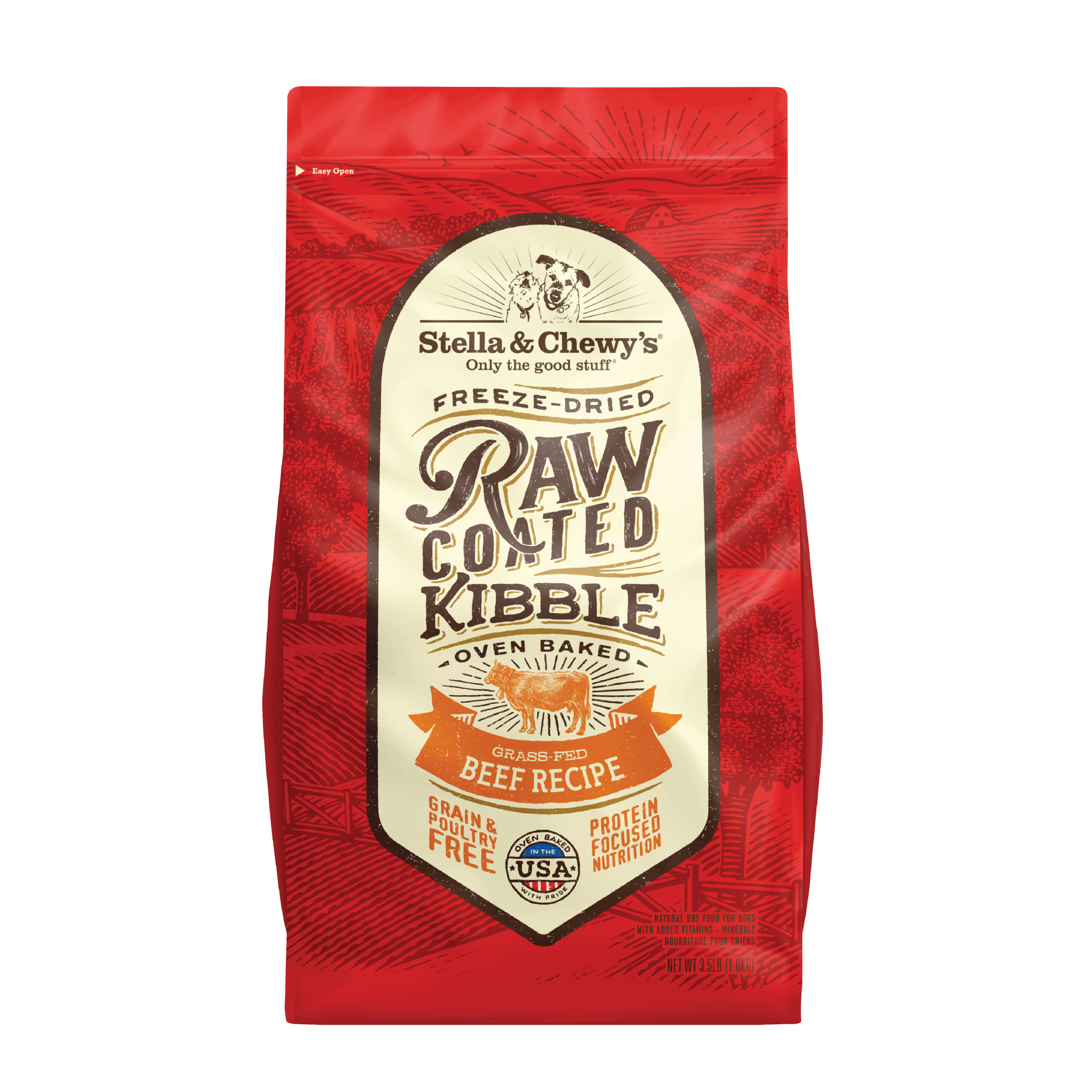 Stella & Chewy's Beef Recipe Raw Coated Kibble