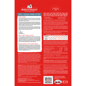 Stella & Chewy's Galettes de dîner Simplement Venaison