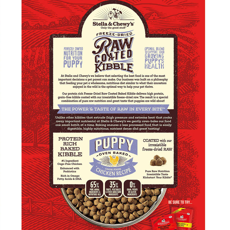 Stella & Chewy's Chicken Raw Coated Kibble For Puppies