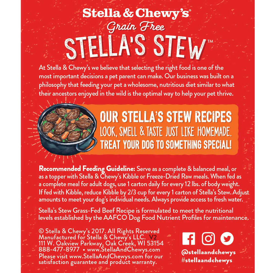 Stella & Chewy's Grass-Fed Beef Stew