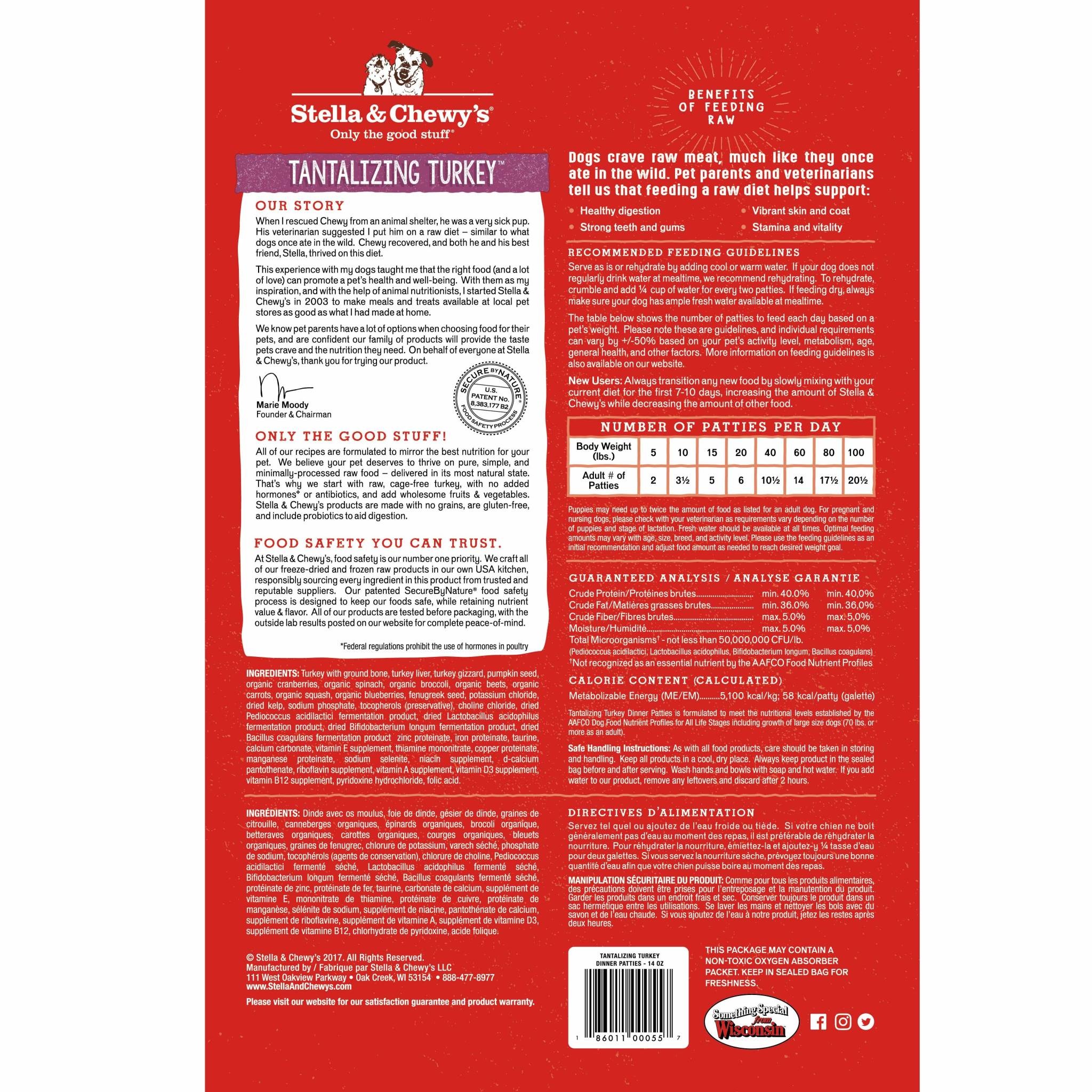 Stella & Chewy's Galettes alléchantes à la dinde