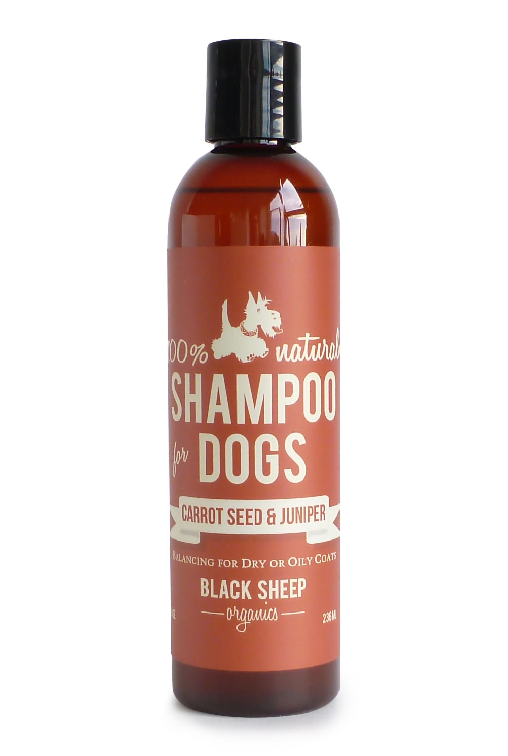 Black Sheep Organics Shampooing biologique aux graines de carottes et au genévrier