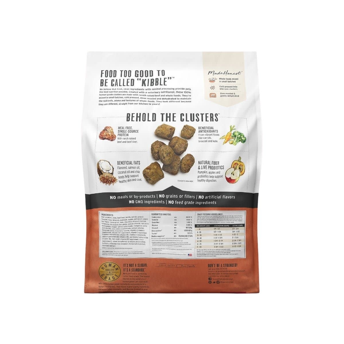 The Honest Kitchen Grain Free Beef Clusters