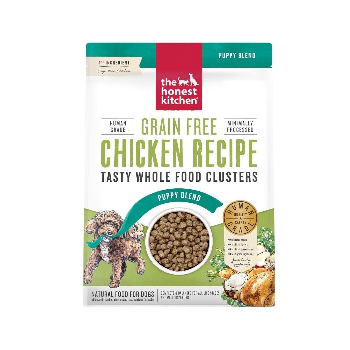 The Honest Kitchen Puppy Grain Free Chicken Clusters