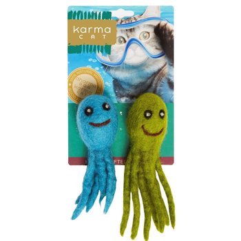 Dharma Dog Karma Cat Wool Felt - Octopus Set of 2